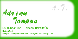 adrian tompos business card